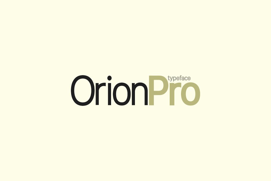 フォント Orion